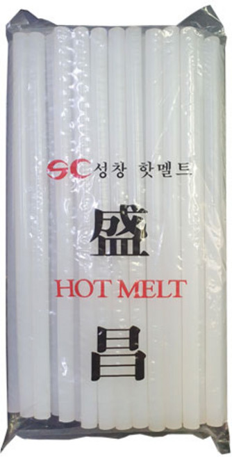 성창 핫멜트봉 글루건 스틱 SC301 반투명 11mm, 1개