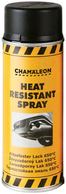 독일제 카멜레온 머플러코팅제 래커 내열스프레이 400ml, 검정(26601), 1개