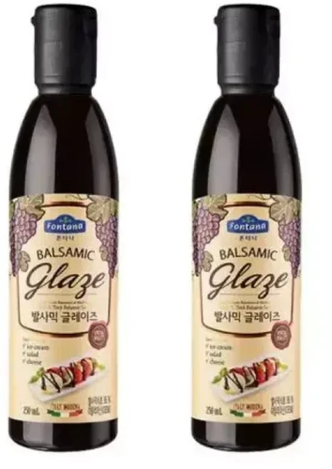 폰타나 발사믹 글레이즈 샐러드 홈파티 스테이크 2개, 250ml, 1개