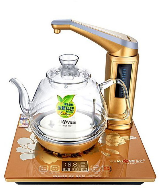 자동급수 포트 주전자 스토브 세트 온열기 티 가열 보온, G7