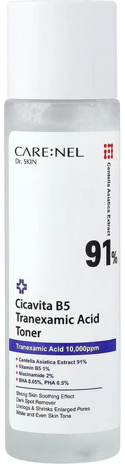 Care:Nel 시카비타 B5 트라넥사민산 토너 155ml(5.24fl oz) Care:Nel (케어:넬), Care:Nel, 시카비타 B5 트라넥사민산 토너, 1, 1, 155ml - 쿠팡