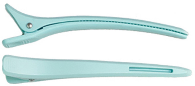 루시피 탄소 헤어 클립 (민트/6pcs)/헤어핀셋/집게핀, 6개