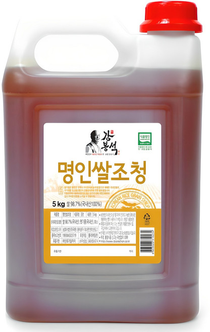 강봉석 명인쌀조청, 5kg, 1개