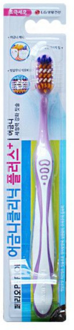 엘지 페리오 칫솔 어금니클리닉 플러스 초극세모 1개 양치