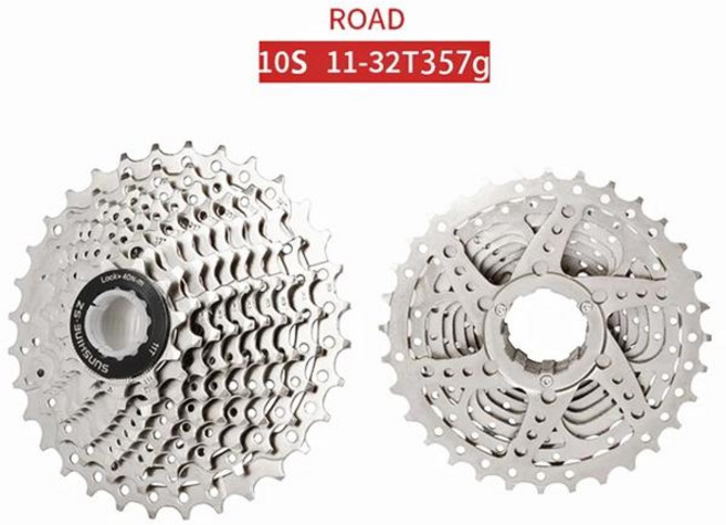 스프라켓 가변 속도 도로 자전거 프리휠 Shimano SRAM용 스틸 카세트 플라이휠 8s 9s 10s 11s 12 11-23T 25T 28T 32T 34T 36T, 10S 11-32T, 1개