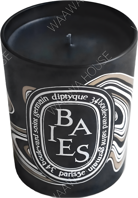 diptyque BAIES 香氛蠟燭, 黑色, 玫瑰/黑醋栗