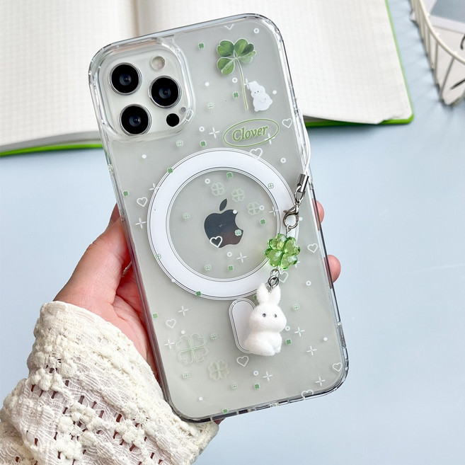 맥세이프 아이폰 네잎클로버 케이스 갤럭시 S25 17 16 15 14 13 미니 프로 S24 S23