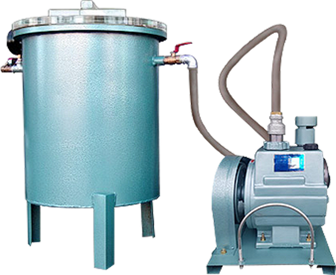 진공탈포기 실리콘 레진 에폭시 기포제거 거품제거 연구실 진공펌프 탈포기 용기 부품 탈포통/벨트식 진공 탈포기 1마력 (300mm x 400mm), 1개