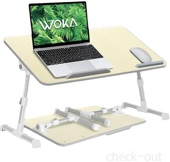 45도 높이조절 좌식책상 접이식 수납 I자형 미니테이블, 팬이 있는 Q5 호두: 52x30cm 표준