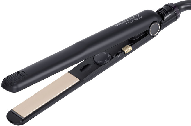 CKI 온도조절 헤어 스트레이트너 363g, 블랙, CKI-F421, CKI-F421