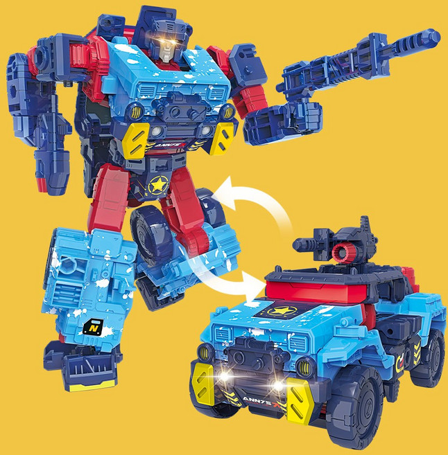 밀리터리 트랜스폼 변신 로보트 로봇 장난감 남아 단체 선물, 바일런트 리밋, 바일런트 리밋, 1개