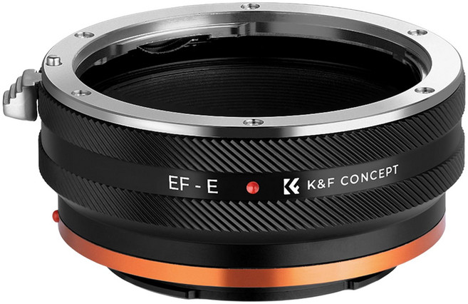 K&F Concept 렌즈 마운트 어댑터 KF-EFE.Ⅳ (캐논 EF마운트 렌즈 → E마운트 변환)