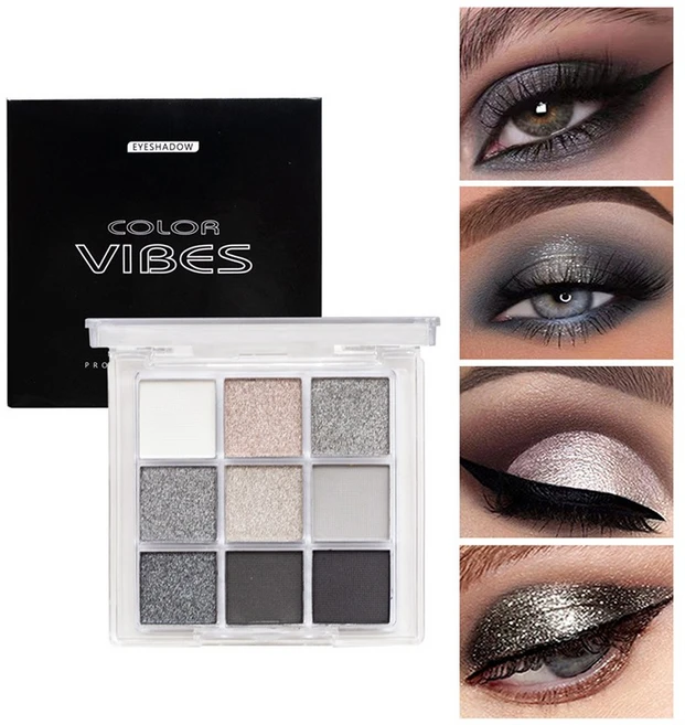 다크 펑크 스모키 아이섀도우 팔레트, 1개, 블랙 - 쿠팡