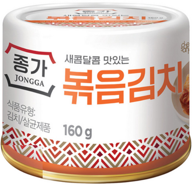 종가 고소한맛 볶음김치, 160g, 2개