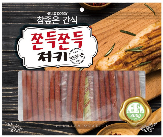 헬로도기 참좋은간식 강아지간식, 닭, 300g, 5개