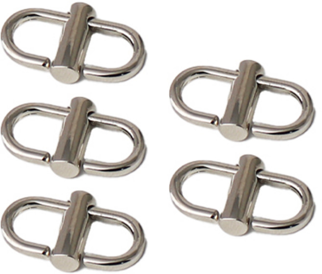 체인 끈 조절기 Y형, 실버, 5개