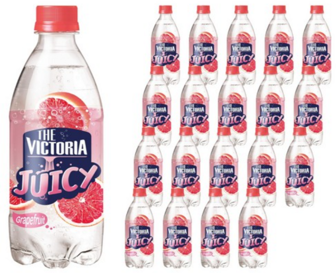 웅진빅토리아 더빅토리아 쥬시 자몽, 500ml, 20개