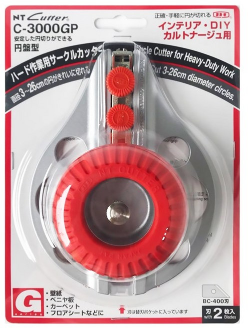 NT Cutter C-3000GP 專業版切圓器, 1個