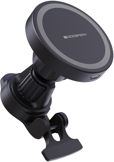구스페리 맥세이프 고속 차량용 무선충전 거치대 MC-WCC-001, 블랙