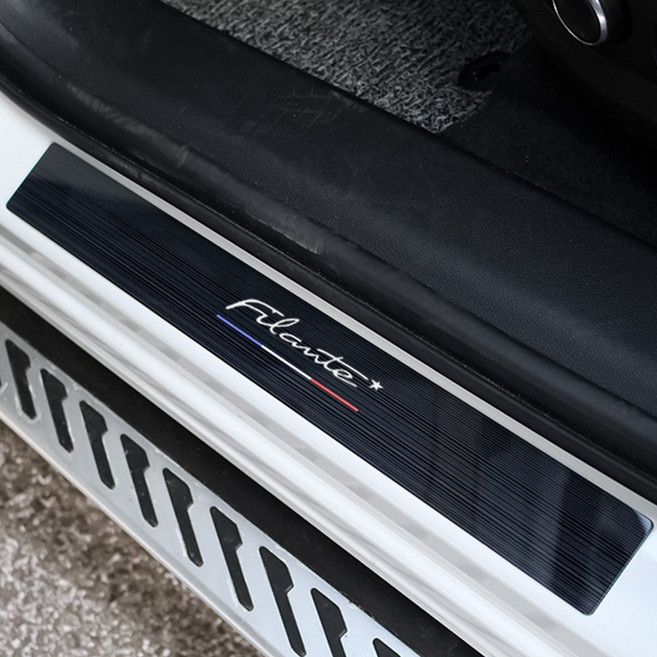 필랑트 차량용품 도어스커프 악세사리 튜닝 몰딩 호환 용품, 헤어라인블랙