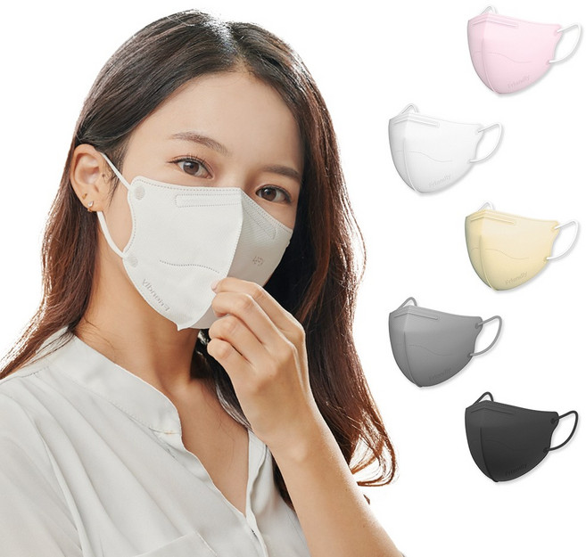 프랜드리 KF94 새부리형 마스크, 50개입, 2개, 화이트