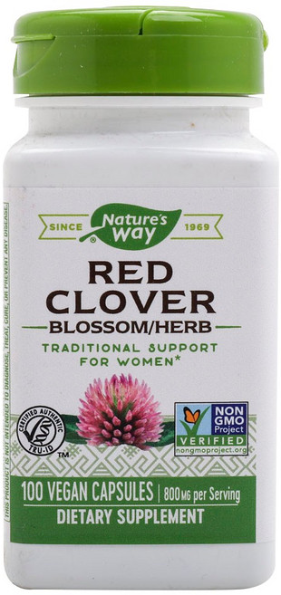 Nature's Way 然萃維 紅花苜蓿素食膠囊 800mg, 100顆, 1罐