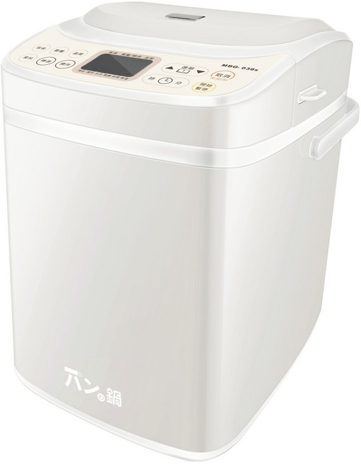 麵包機 第六代 MBG-036s 三色，買就送刮板－パンの鍋（胖鍋）, 奶茶白(陶鍋款)