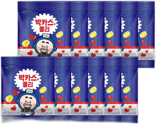 박카스 젤리 미니() 박카스맛 타우린 비타민 함유, 12개, 26g