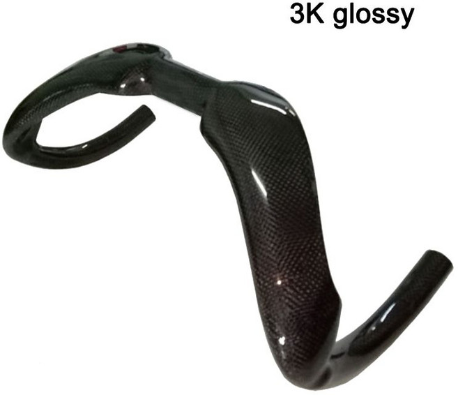 스페이스웨이 카본번치바 탄소 섬유 고강도 엔지니어링 핸들 바 도로 자전거 경량, 1개, 8. 3K 밝음 350mm