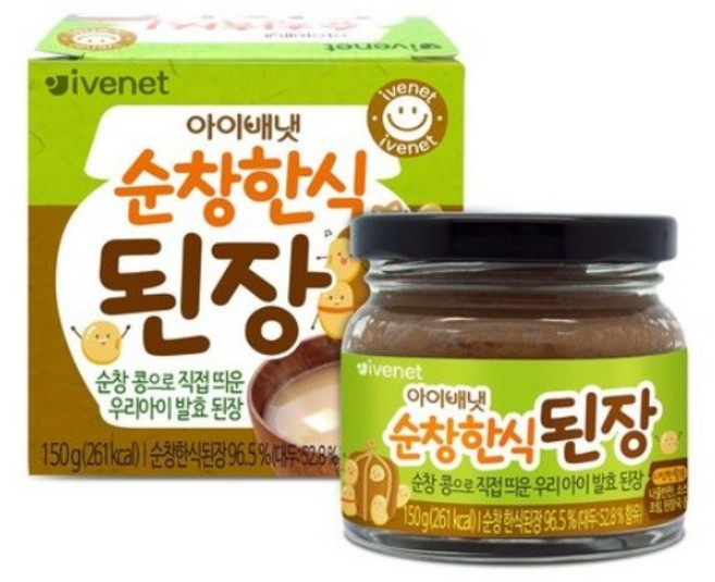 아이배냇 순창 한식 된장, 150g, 7개
