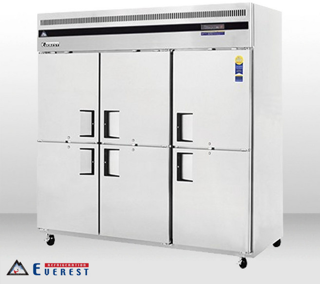 부성 65 냉장고 간냉식 6도어 냉동냉장고 냉동2냉장4 B190-6RRFS-E (1900x803x1910)