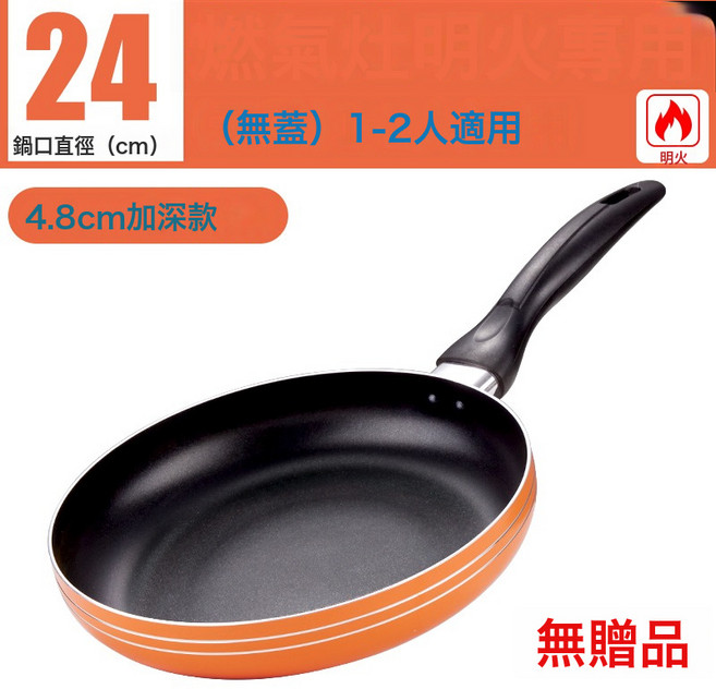 DFMEI 平底鍋不粘鍋煎鍋家用小煎餅煎蛋烙餅牛排電磁爐燃氣竈通適用, 1個