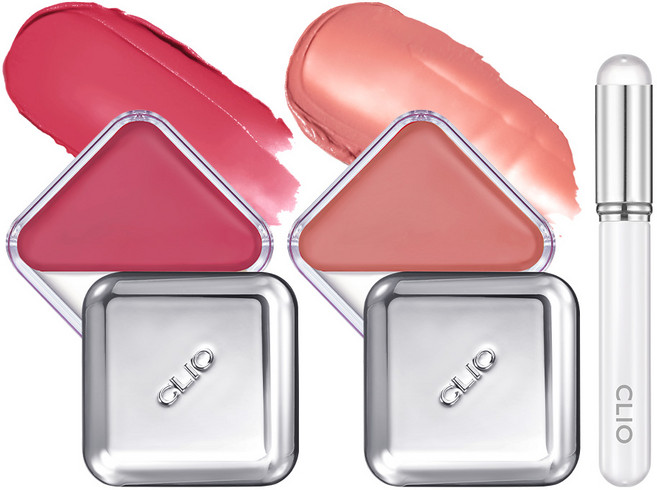 [1+1] 클리오 에센셜 립치크 탭+단독증정, 004 프롬베리, 003 로지블로우, 1세트, 혼합