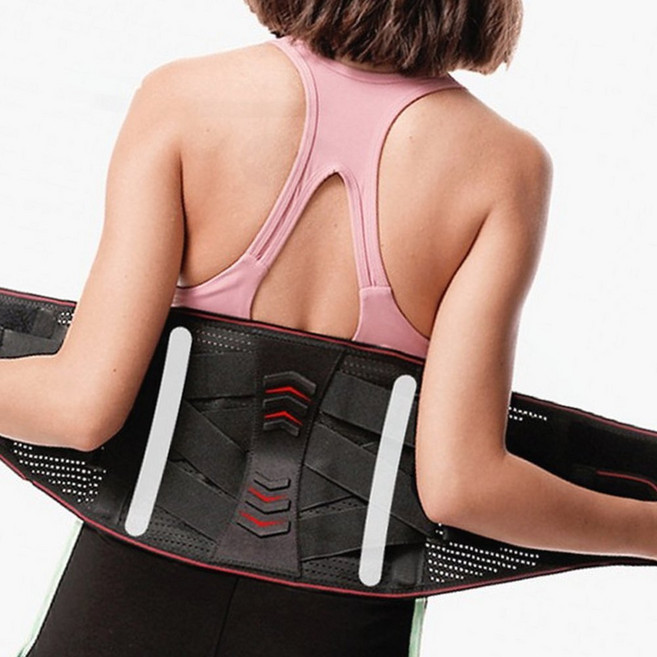 허리보호대 코어 복대 압박조절 지지대 작업용 요통 5개, 1개