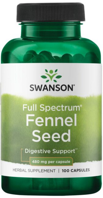 스완슨 펜넬 480mg 캡슐, 1개, 100정
