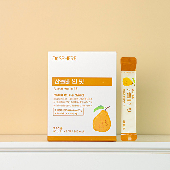 [산돌배인핏] 닥터스피어 산돌배 파인애플 장건강 효소식품, 1개, 30회분