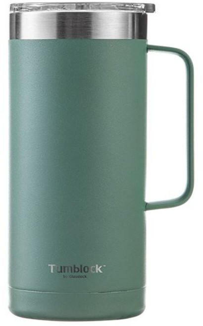 글라스락 텀블락 플레인 머그 텀블러 500ml 딥그린
