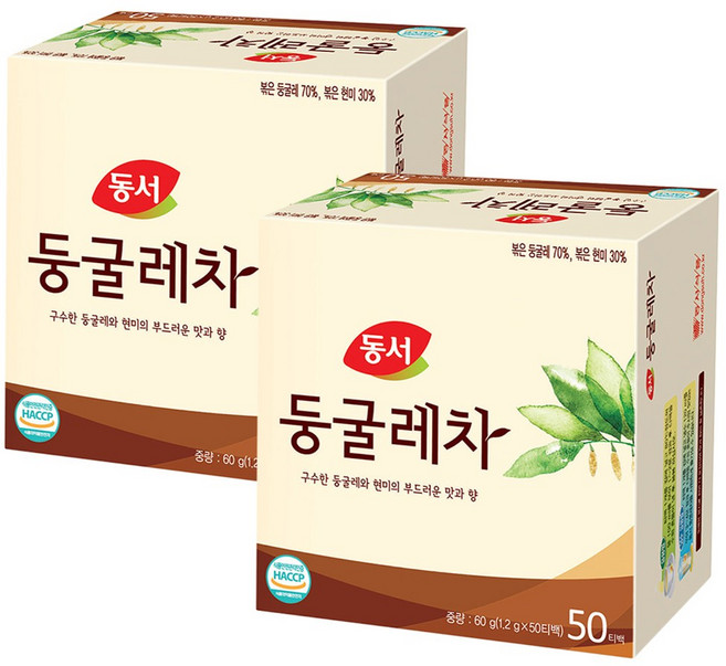 동서 볶은 둥굴레차 50입 x 2개, 1.2g, 50개입