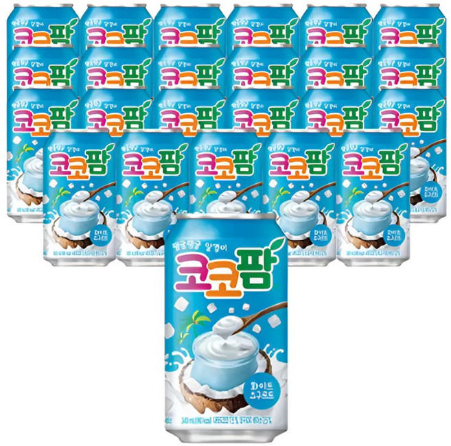 해태음료 코코팜 화이트, 24개, 340ml