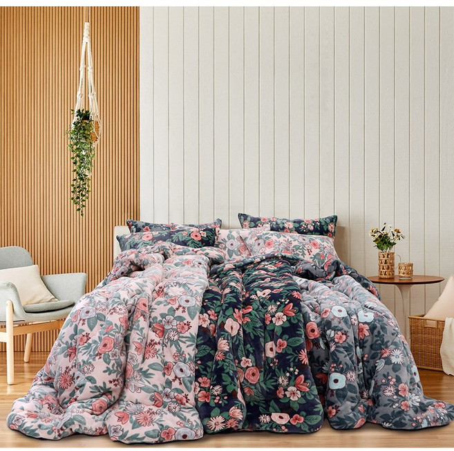 데코카페트 극세사 이불 차렵 침구 겨울 두꺼운 양털