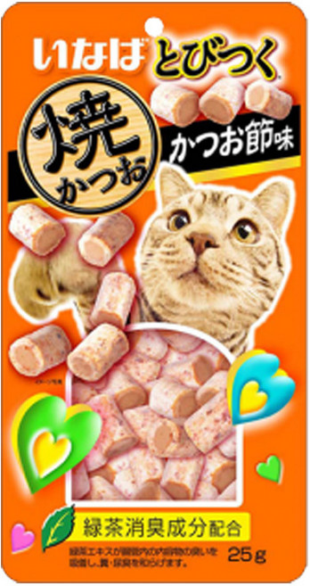 이나바 챠오 토비츠쿠 25g 고양이간식, 닭고기 + 가다랑어스프맛, 1개