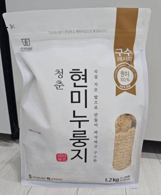 청춘현미누룽지, 1.2kg, 1개
