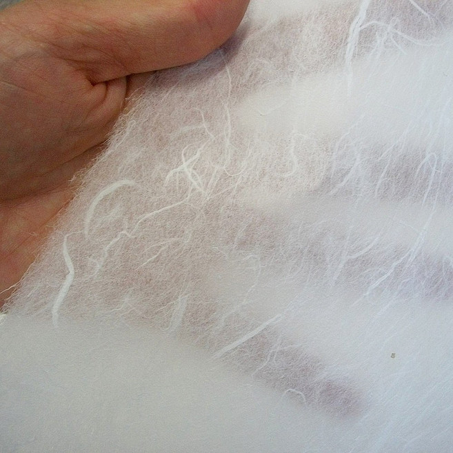 구름한지 색운용지 소발 63 x 93cm 5매 선물포장 도배지, 백색