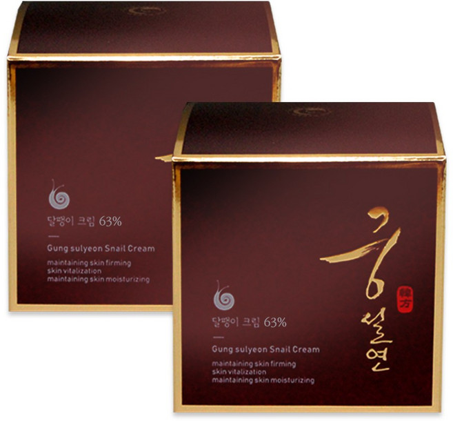 1+1 총2박스 코리아나 스네일 달팽이 크림 대용량(100ml)달팽이점액여과물 63% 주름개선, 100ml