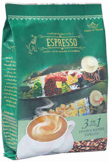 Kingpower 태국 커피 에스프레소 3in1 인스턴트, 500g, 1개, 18g, 25개입