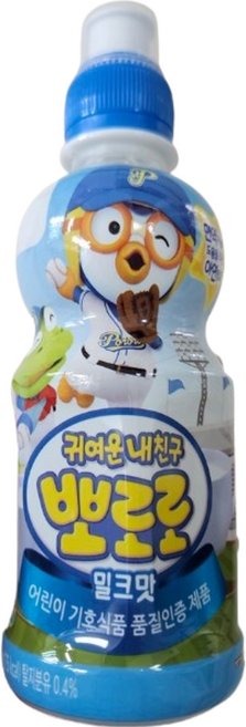 팔도 뽀로로 밀크맛 유아음료, 235ml, 2개