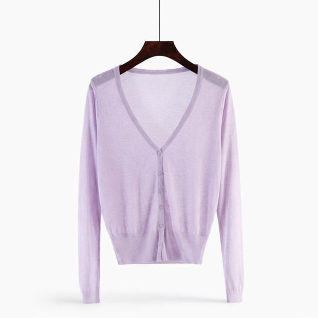 차쿠 여성 봄여름 가디건 환절기 가디건 (블랙 6컬러 한국당일발송)