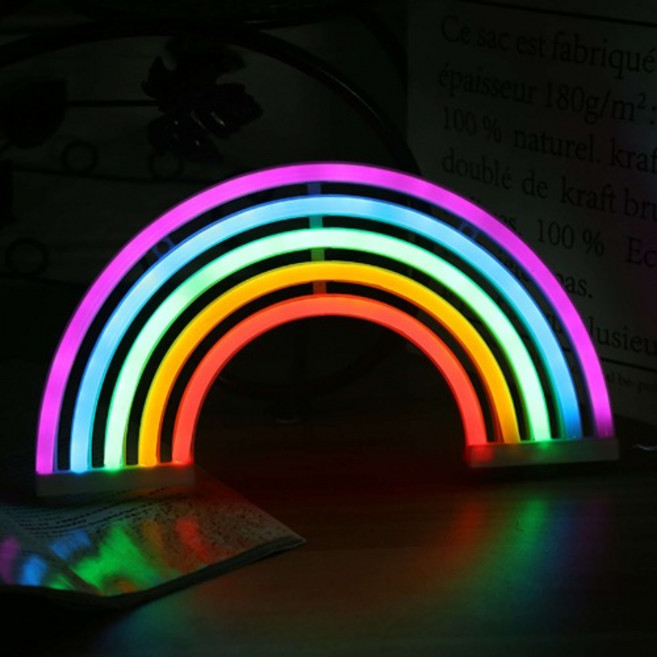 레인보우 무지개 LED 조명