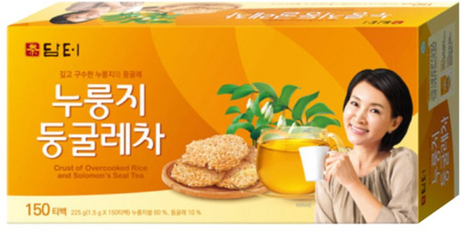 담터 누룽지 둥굴레차 150T, 1개, 150개입, 1.5g