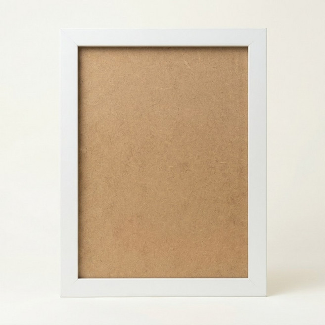 심플 슬림 사각 아크릴 액자 상장 사진 포스터 증명서 인증서, 10개, 화이트